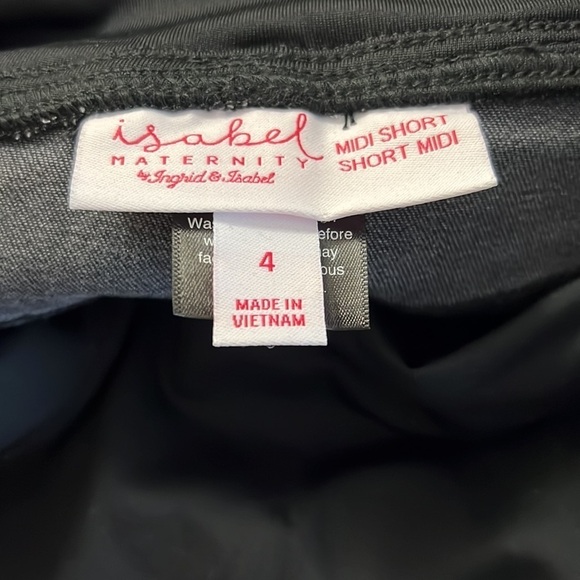 ISABEL Maternity Black Shorts NWT - Picture 7 of 11